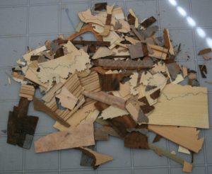 Figure 18 - Scraps left-over pieces
