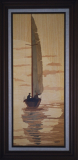 Sailing into the sun set 30.5 x 60 cm